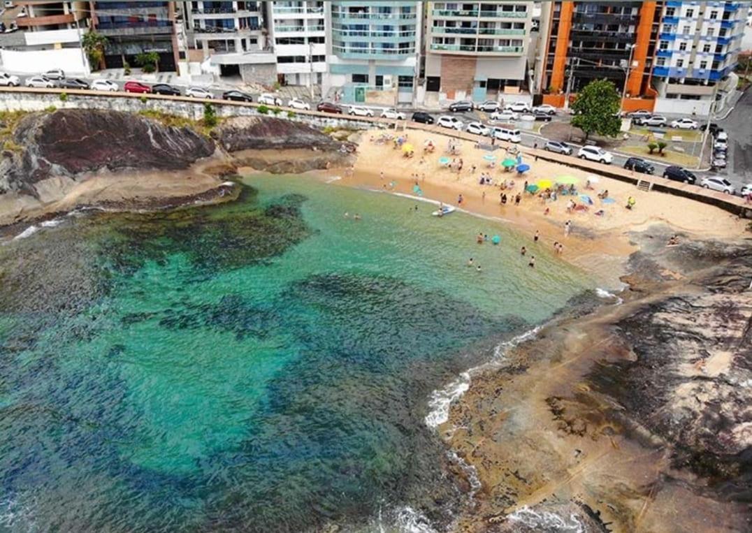 Apt Encantador Praia Do Morro 20 Metros Da Praia. Appartement Guarapari Buitenkant foto