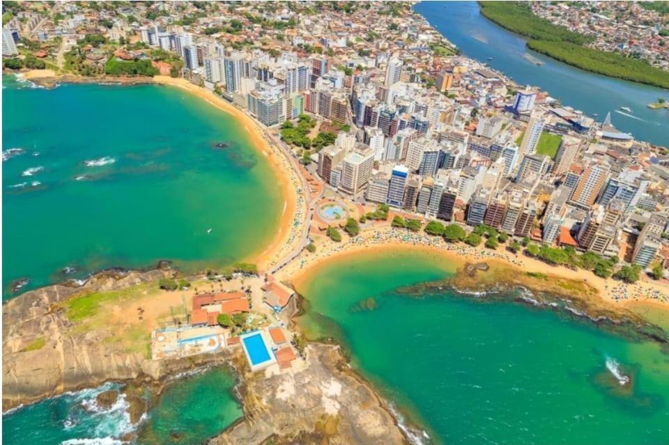 Apt Encantador Praia Do Morro 20 Metros Da Praia. Appartement Guarapari Buitenkant foto