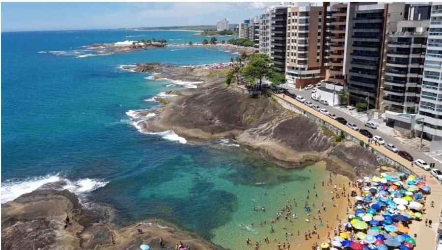 Apt Encantador Praia Do Morro 20 Metros Da Praia. Appartement Guarapari Buitenkant foto